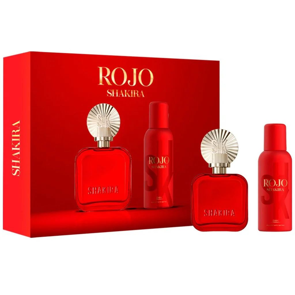 SHAKIRA ROJO SET 2.7oz EDP+5oz DEO (L)