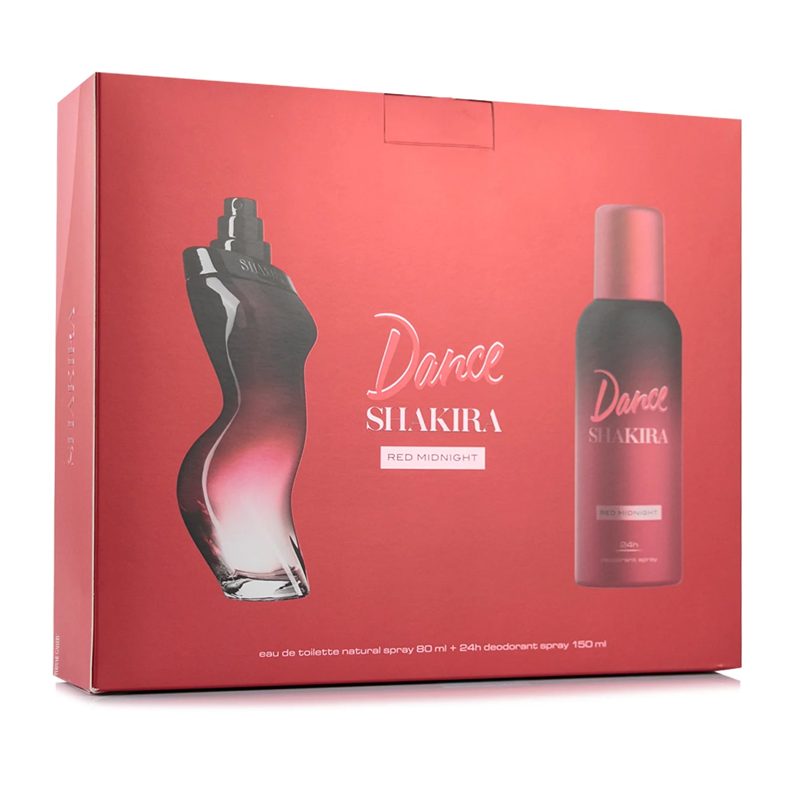 DANCE SHAKIRA SET RED MIDNIGHT 2.7oz EDT SP+5oz DEO (L)
