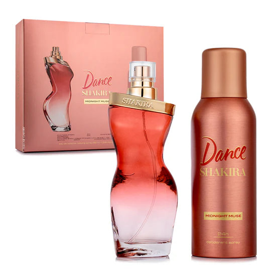 DANCE SHAKIRA MIDNIGHT MUSE SET 2.7oz EDT SP+5oz DEO (L)