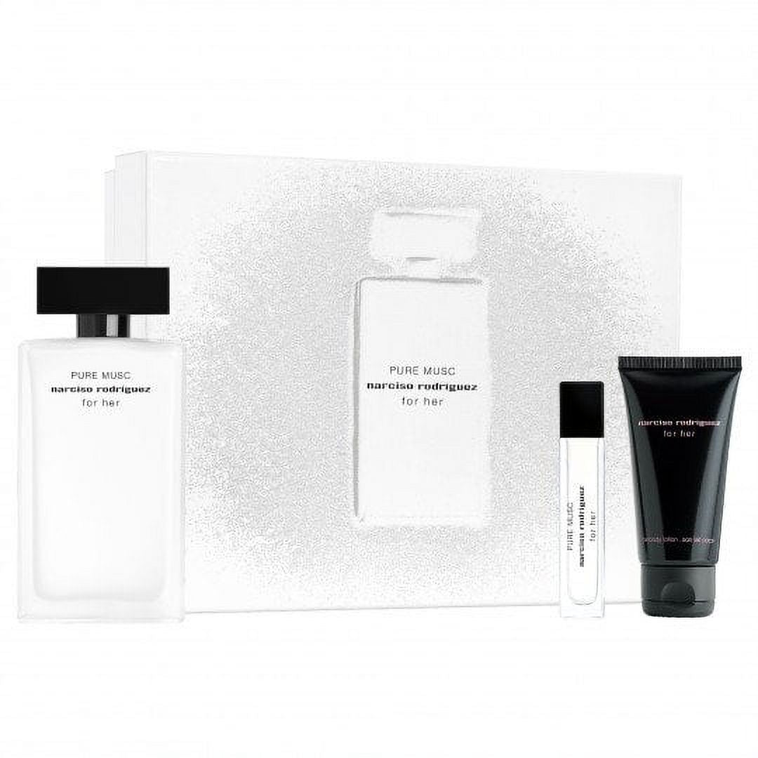 NARCISO RODRIGUEZ PURE MUSC SET 3.3oz EDP SP +10ml EDP SP+ 1.7oz BODY – DLG  International Trading