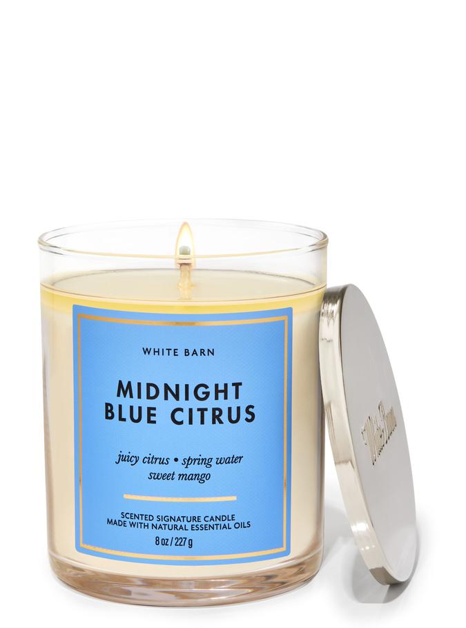 BATH & BODY WORKS WB MIDNIGHT BLUE CITRUS CANDLE 8oz