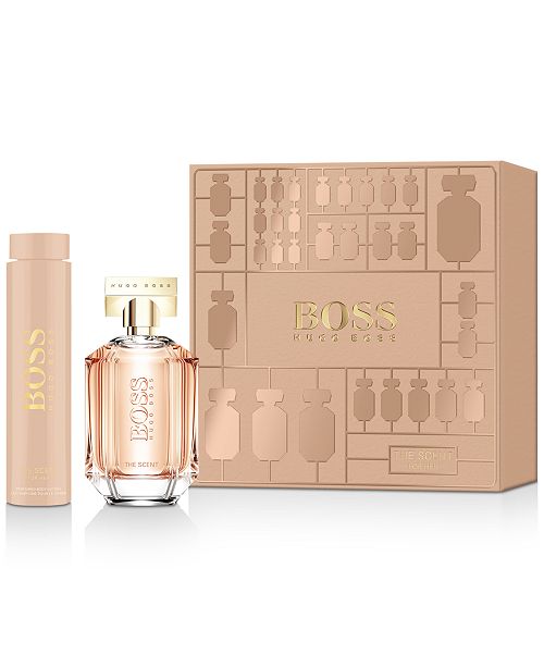 BOSS THE SCENT SET 3.3oz EDP SP+6.7oz BODY LOTION (L) H.B