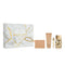 MICHAEL KORS POUR FEMME SET 3.4oz EDP SPR + 3.4oz B/LOTION + 10ml EDP SPR + MK CARD HOLDER (L)