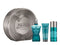 JPG LE MALE SET 4.2oz EDT SP + 2.5oz S/GEL + 5.1oz DEP SP (M) TIN CAN