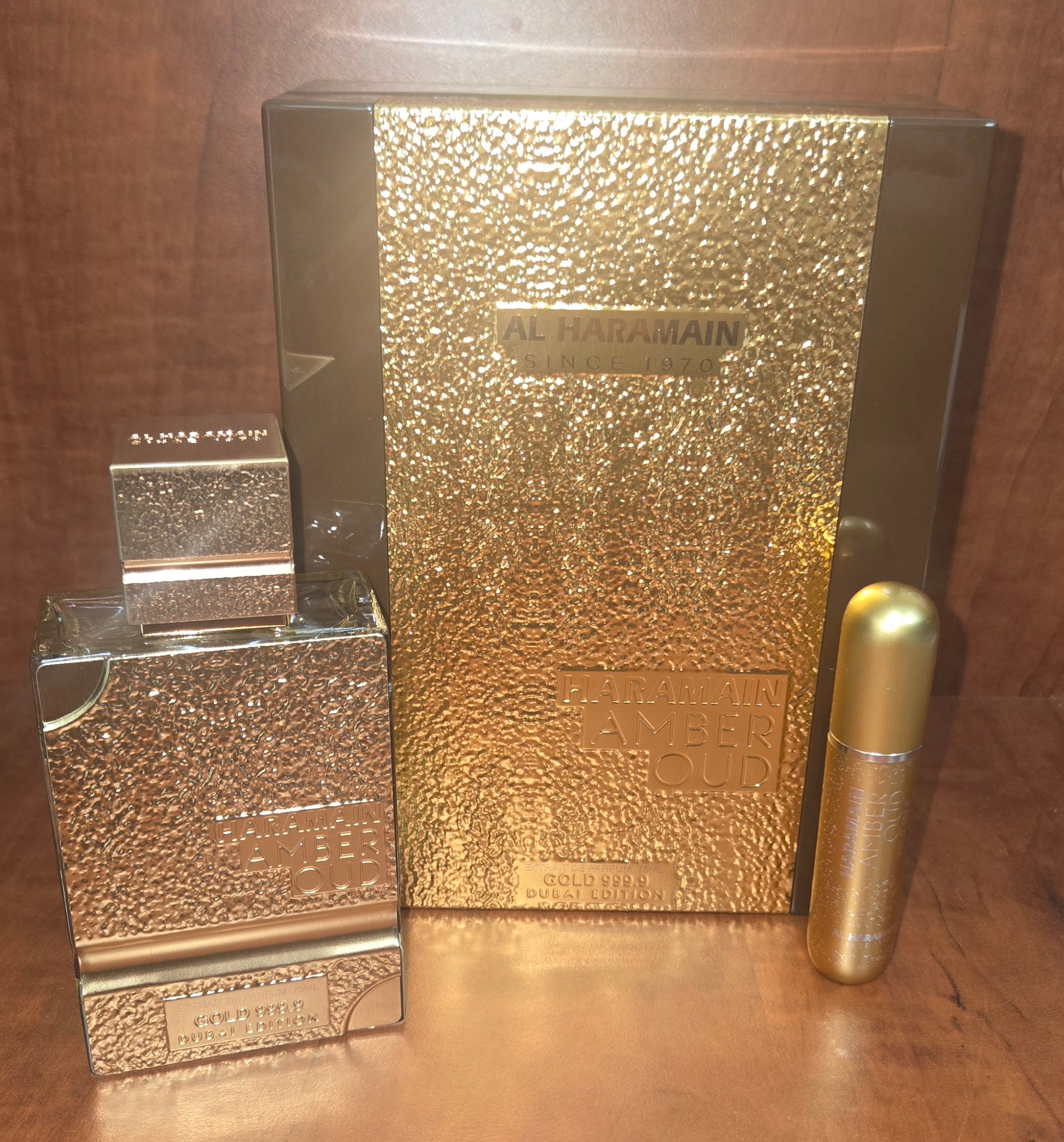 HARAMAIN AMBER OUD GOLD 999.9 DUBAI EDI 75ml (U)