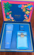 VERSACE EAU FRAICHE SET 3.4oz EDT SP +5.0oz S/GEL + 5ml EDT MINI (M)