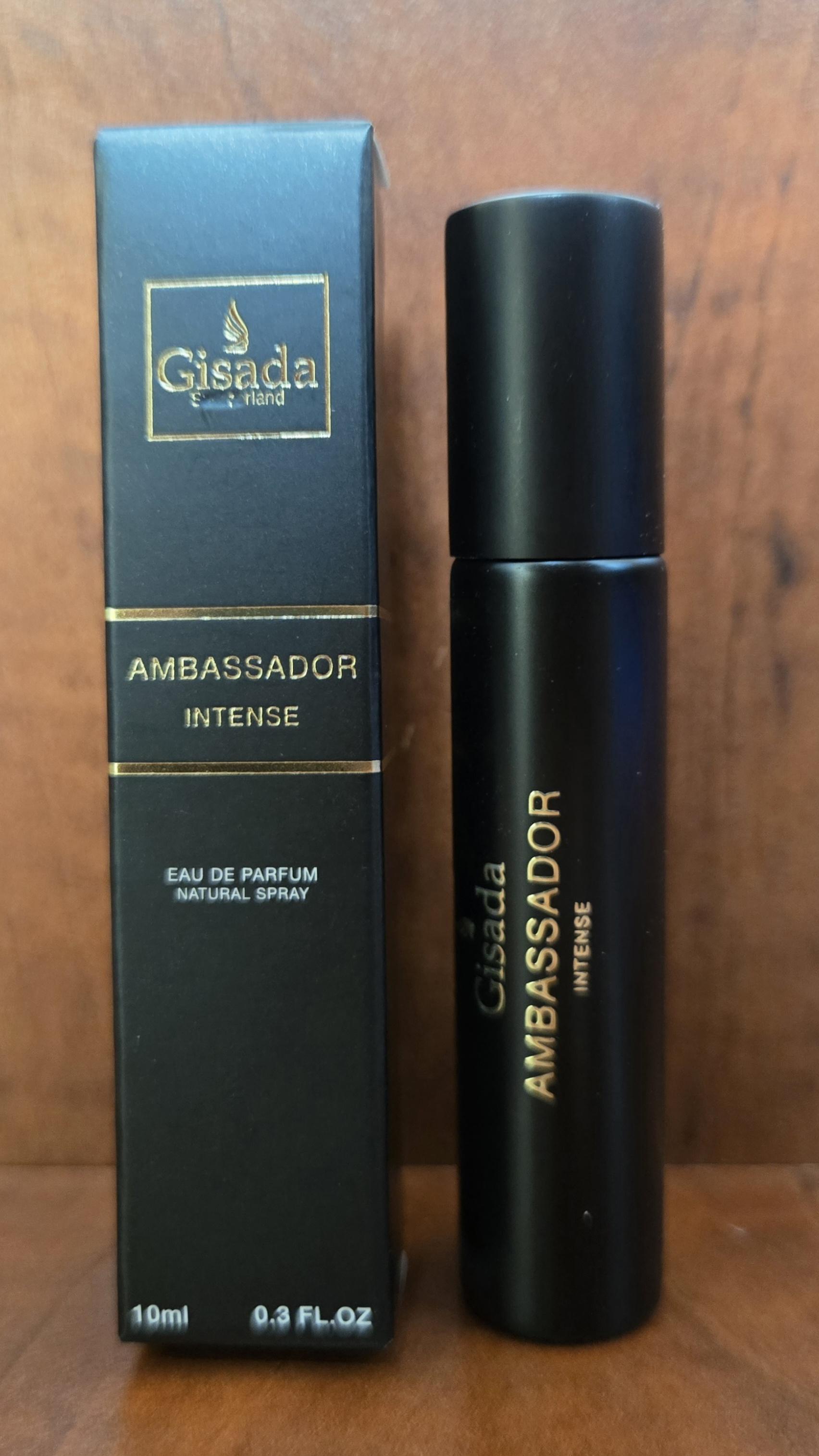GISADA AMBASSADOR INTENSE BLACK MATTE 10ml EDP SP (M)