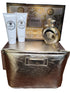 VERSACE EROS SET 3.4oz EDP SP +3.4oz B/L+3.4oz B/GEL + GOLD POUCH (L)