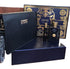 VERSACE DYLAN BLUE SET 3.4oz EDT SP+10ml EDT SP + BLACK POUCH (M)