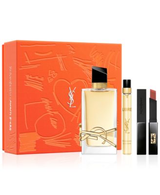 YSL LIBRE SET 3oz EDP SP+10ml EDP SP+COUTURE LIPSTIC (L)