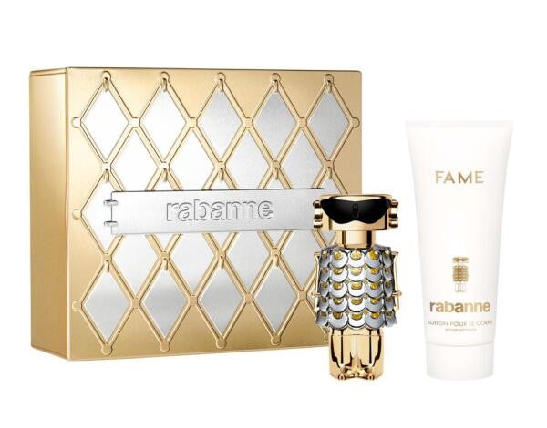 PACO FAME SET 2.7oz EDP SP+3.4oz BODY LOTION (L) HARD BOX