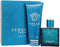 VERSACE EROS TRAVEL SET 3.4oz EDT SP+3.4oz S.G (M)