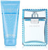 VERSACE EAU FRAICHE SET 3.4oz EDT+ 10ml EDT+5oz SHOWER GEL (M)