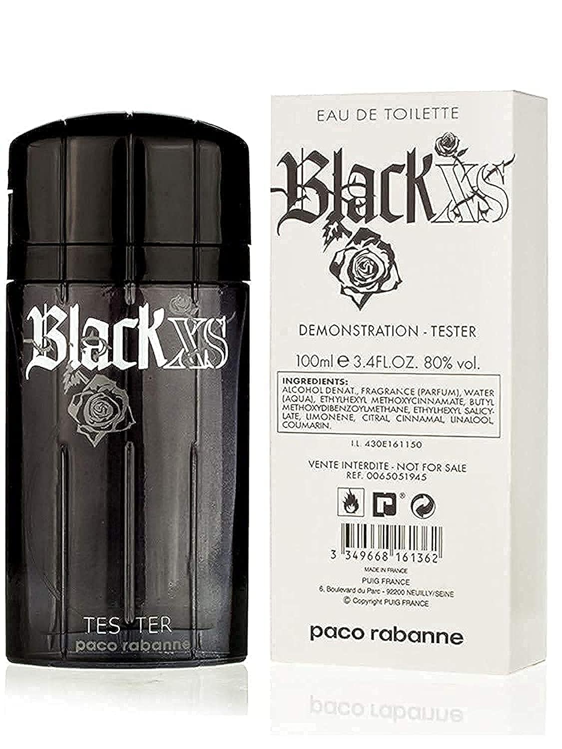 BLACK XS 3.4oz EDT SP TS (M)