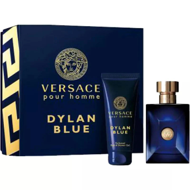 VERSACE DYLAN BLUE SET 3.4oz EDT SP+3.4oz SG (M)