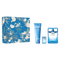 VERSACE EAU FRAICHE SET 3.4oz EDT SP+5oz PERFUMED BATH&SG+5ml EDT SP (M)