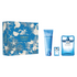 VERSACE EAU FRAICHE SET 3.4oz EDT SP+5oz PERFUMED BATH&SG+5ml EDT SP (M)
