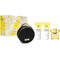 VERSACE YELLOW DIAMOND SET 3oz EDT SP +3.4oz B/L+3.4oz S/G+ROUND MAKE-UP CASE (L)