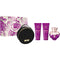 VERSACE DYLAN PURPLE SET 3,4oz EDP SP + 3.4oz B/LOTION + 3.4oz S/GEL + ROUND MAKE UP CASE (L)