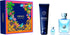 VERSACE POUR HOME SET 3.4oz EDT + 5ml EDT + 5oz HAIR & BODY SHAMPOO (M) H.B