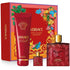 VERSACE EROS FLAME SET 3.4oz EDP +5ml EDP + 5oz SHOWER GEL (M)