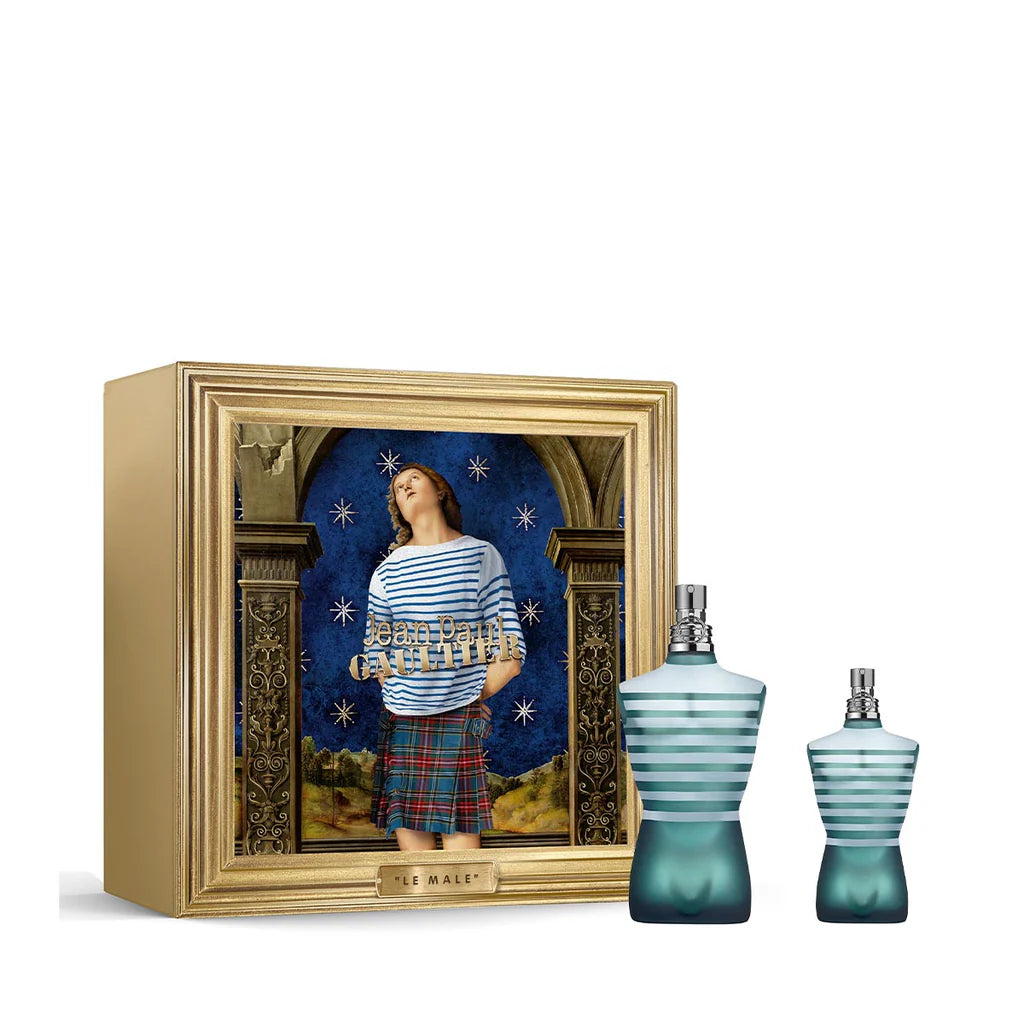 JEAN PAUL GAULTIER LE MALE SET 4.2oz EDT SP+1.4oz EDT SP (M)