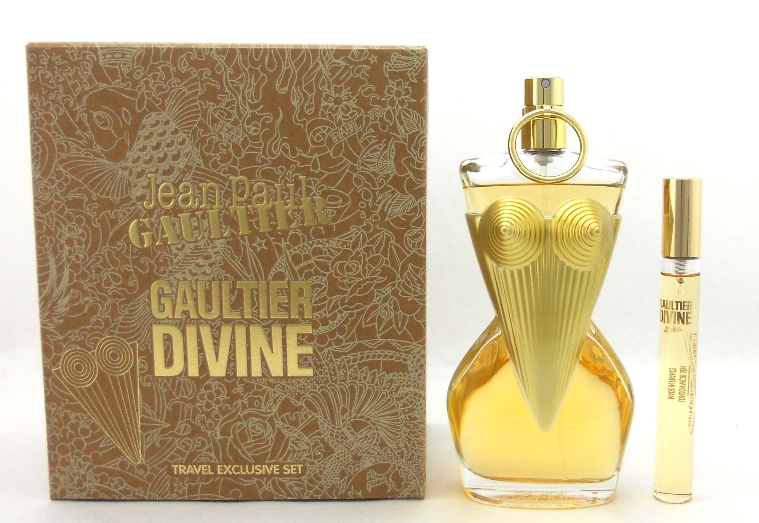 J.P.G DIVINE TRAVEL SET 3.4oz EDP SP+10ml EDP SP (L)