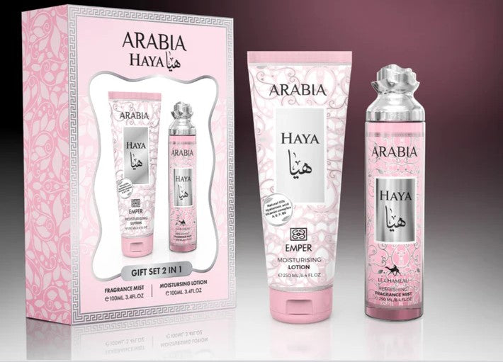 ARABIA HAYA SET 3.4oz EDP SP + 3.4oz BODY MIST (LS)