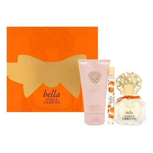 VINCE CAMUTO BELLA 3.4oz EDP SP (L) 3 PIECE SET – DLG International Trading