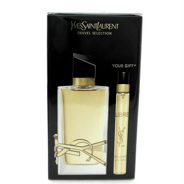 YSL LIBRE TRAVEL SET 3oz EDP SP+10ml EDP SP (L)