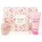 KATE SPADE BLOOM SET 3.4oz EDT +  7.5ml SP + 3.4oz B/LOTION  (L)