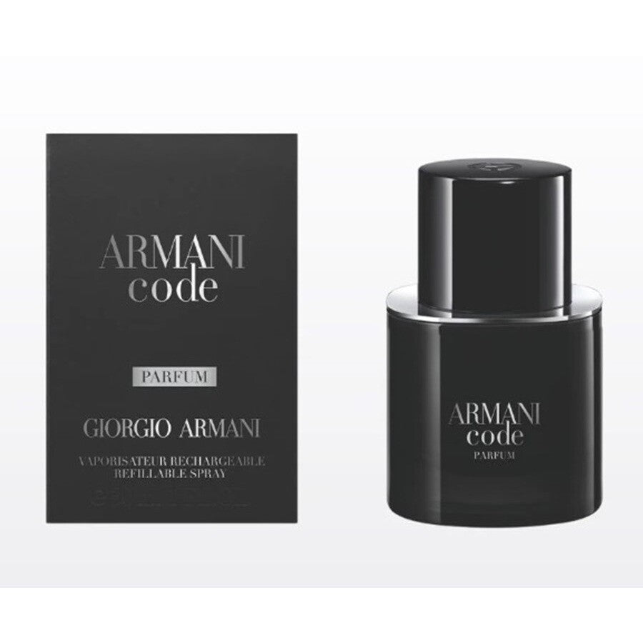 ARMANI CODE 1oz PARFUM REFILLABLE SPRY (M)