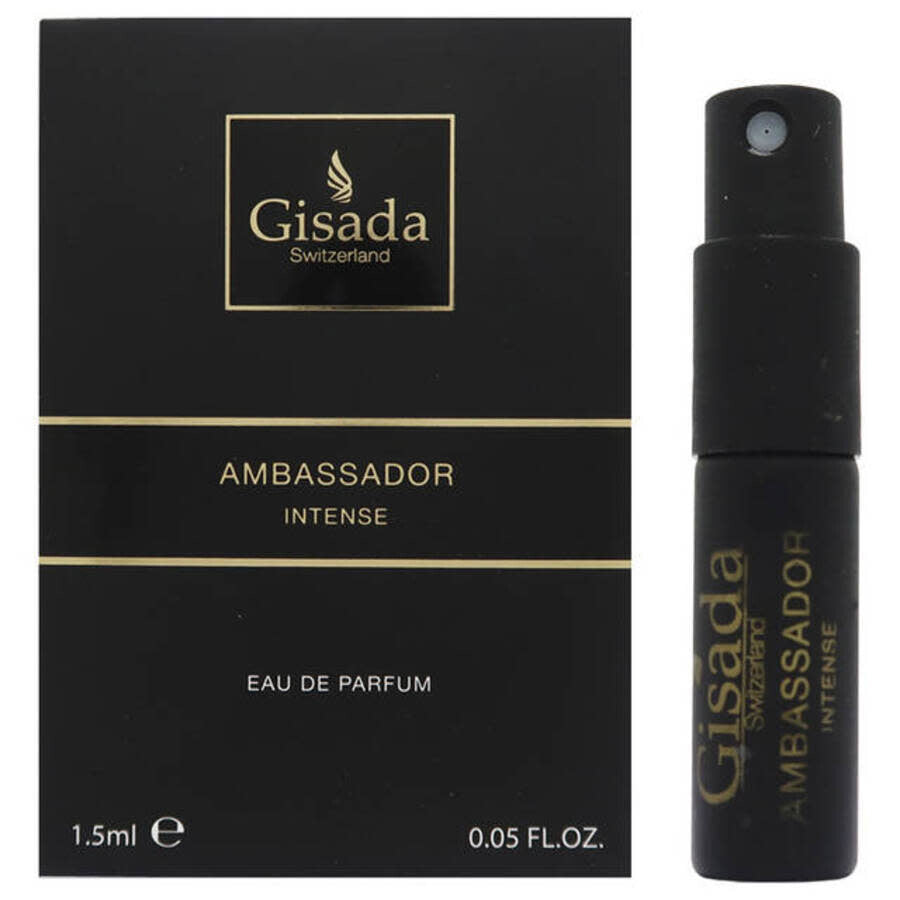 GISADA AMBASSADOR INTENSE BLACK MATTE 1.5ml EDP SP VIAL (M)