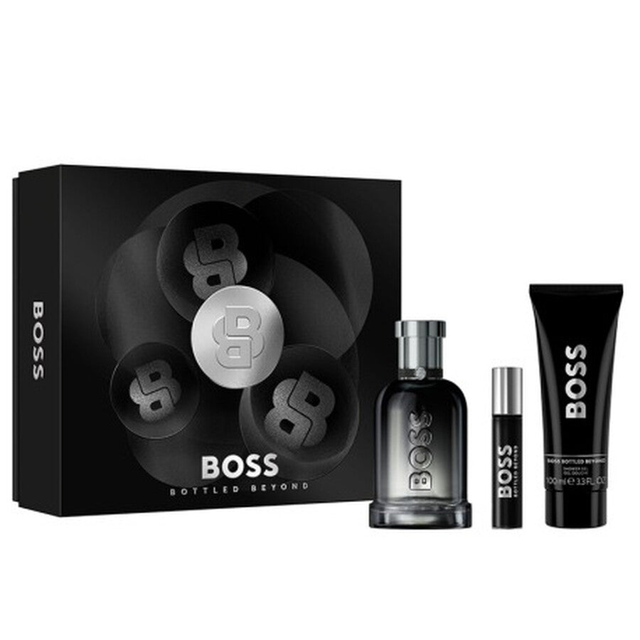 HUGO BOSS BOTTLED BEYOND 3PCS SET 3.4oz EDP SP+10ML+S/GEL (M)..