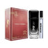 212 VIP BLACK TRAVEL SET 3.4oz EDP SP+10ml EDP SP (M)