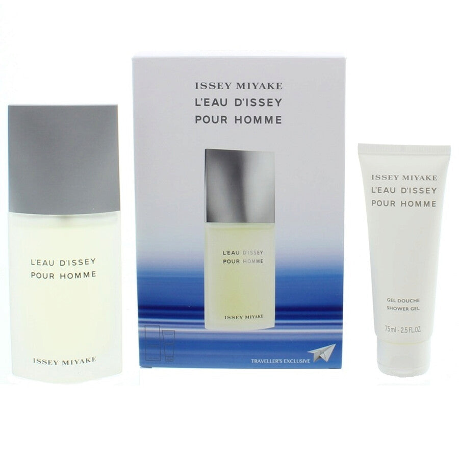 ISSEY MIYAKE TRAVEL SET 2.5oz EDT SP+2.5oz S.G (M)