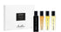 MONT BLANC BLACK MEISTERSTUCK, PATCHOULI INK, EXTREME LEATHER, VETIVER GLACIER TRAVEL SET 4X15ML EDP SP (M)