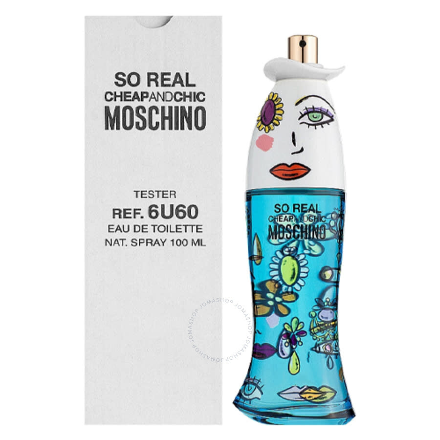 MOSCHINO SO REAL BARATO Y CHIC 3.4oz EDT SP TS (L) SIN TAPA