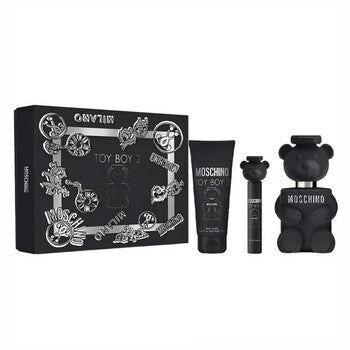 MOSCHINO TOY BOY SET 3.4oz EDP-3.4S/GEL-10ML TRAVEL SP (M)