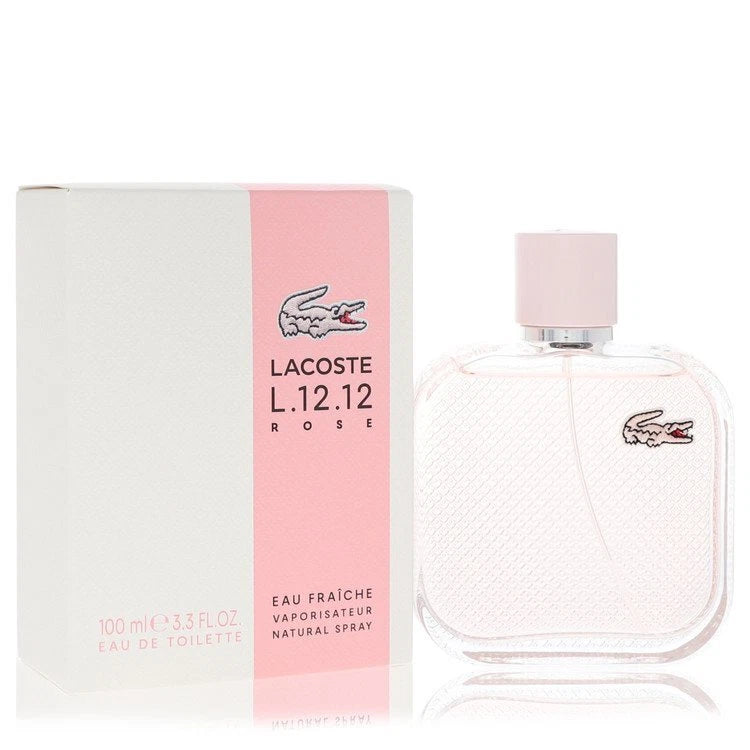 LACOSTE L.12.12 ROSE EAU FRAICHE 3.4oz EDT SP (L)