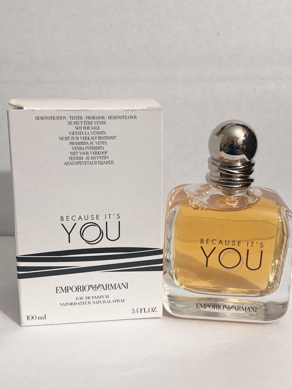 EMPORIO BECAUSE IT'S YOU 3.4oz EDP SP TS (L)