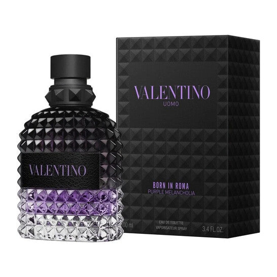VALENTINO UOMO BORN IN ROMA PURPLE MELANCHOLIA 3.4oz EDT SP (M)